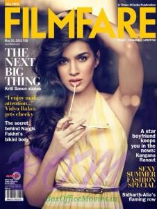 Kriti Sanon Cover Girl for Filmfare Magazine May 20, 2015 Issue