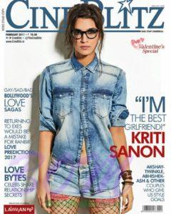 Kriti Sanon cover girl for CineBlitz Feb 2017 issue