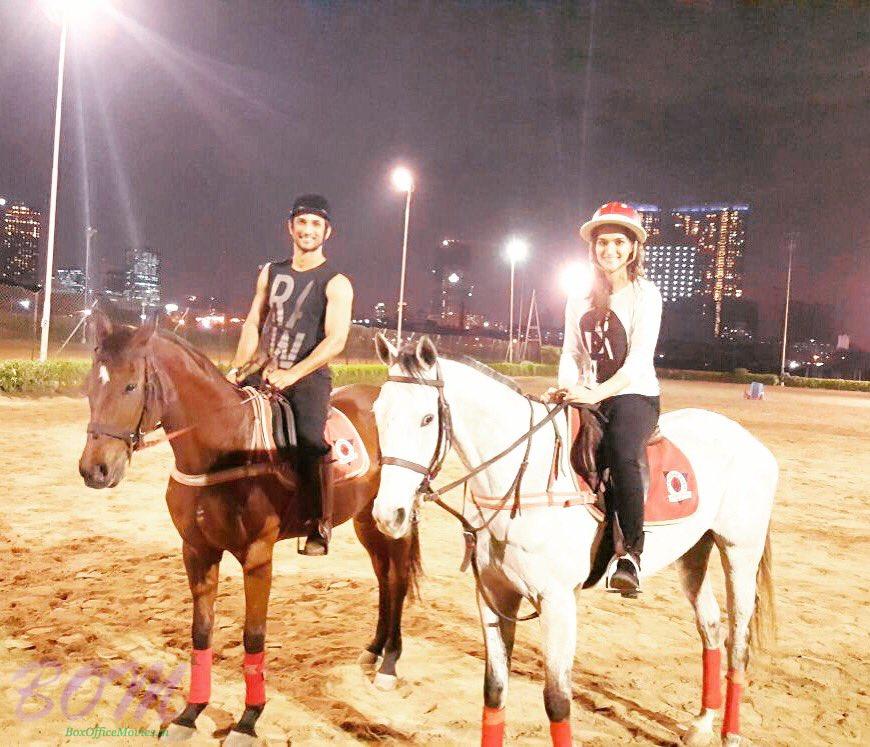 Kriti Sanon horse riding session with Sushant Singh Rajput