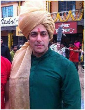 Latest Picture of Salman Khan from the set of his next movie Prem Ratan Dhan Payo