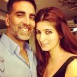 Latest picture of Akshay Kumar without makeup with Twinkle Khanna