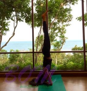 Lisa Haydon stress buster yoga