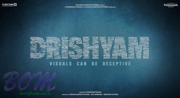 Logo of upcoming Drishyam movie starring Ajay Devgn
