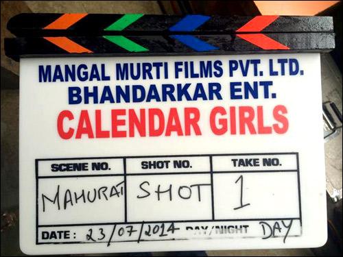 Madhur Bhandarkar started shooting for Calendar Girls on 23 July 2014