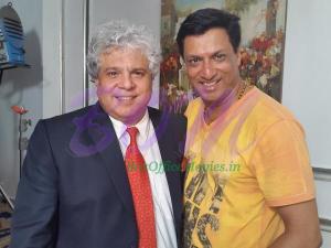 Madhur Bhandarkar with Suhel Seth on the sets of Calendar Girls