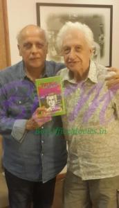 Mahesh Bhatt ji with Robert Carr while receive the first copy of The END OF BEGINNINGS