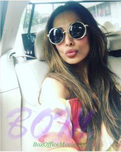 A selfie of Malaika Arora Khan with lovely pout style
