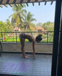 Mallika Sherawat Yoga Pose