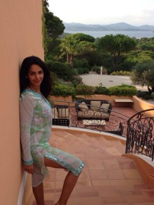 Mallika Sherawat ‏Loving being in St Tropez