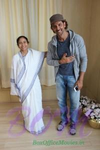 Mamata Banerjee Ji with Hrithik Roshan