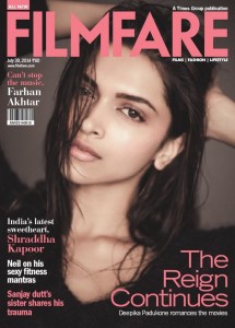 Meet the reigning woman Deepika Padukone in the brand new issue of Filmfare magazine issue 30 Jily 2014