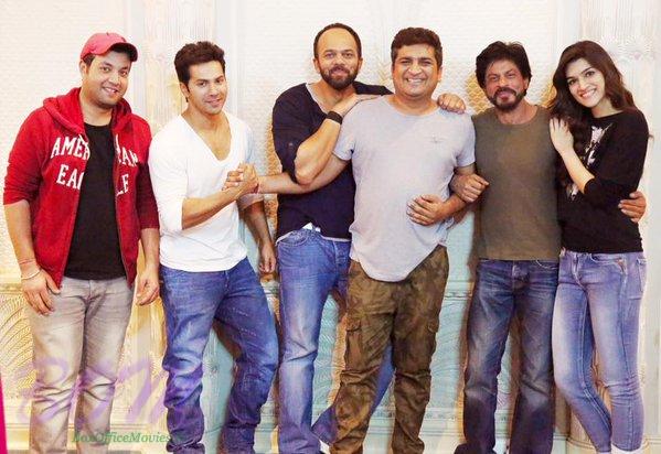 Mehul S Thakkar, Rohit Shetty and Dilwale team stars together