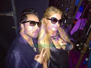 Mika Singh picture with Paris Hilton