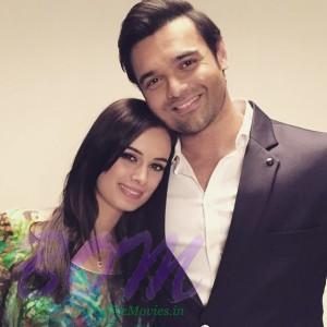 Mimoh Chokraworty with Evelyn Sharma