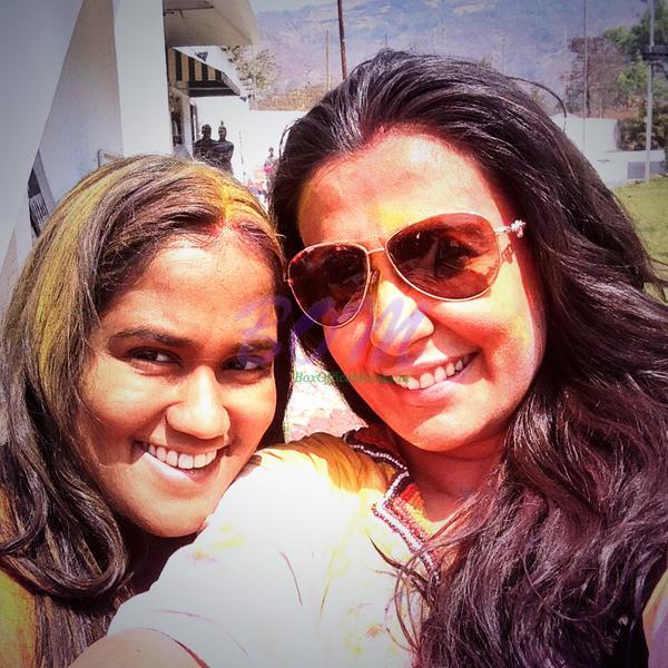 Mini Mathur with Salman Khan sister Arpita Khan