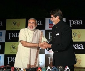 Narendra Modi with Great Amitabh Bachchan
