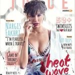 Nargis Fakhri cover page girl for the Juice Magazine April 2015 issue