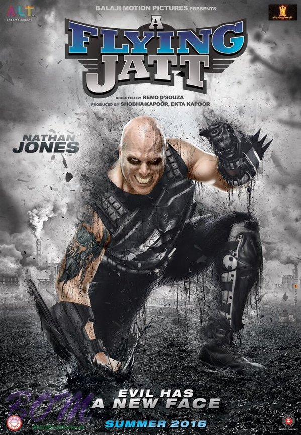 Evil Has A New Face drafted with Nathan Jones for A Flying Jatt movie.