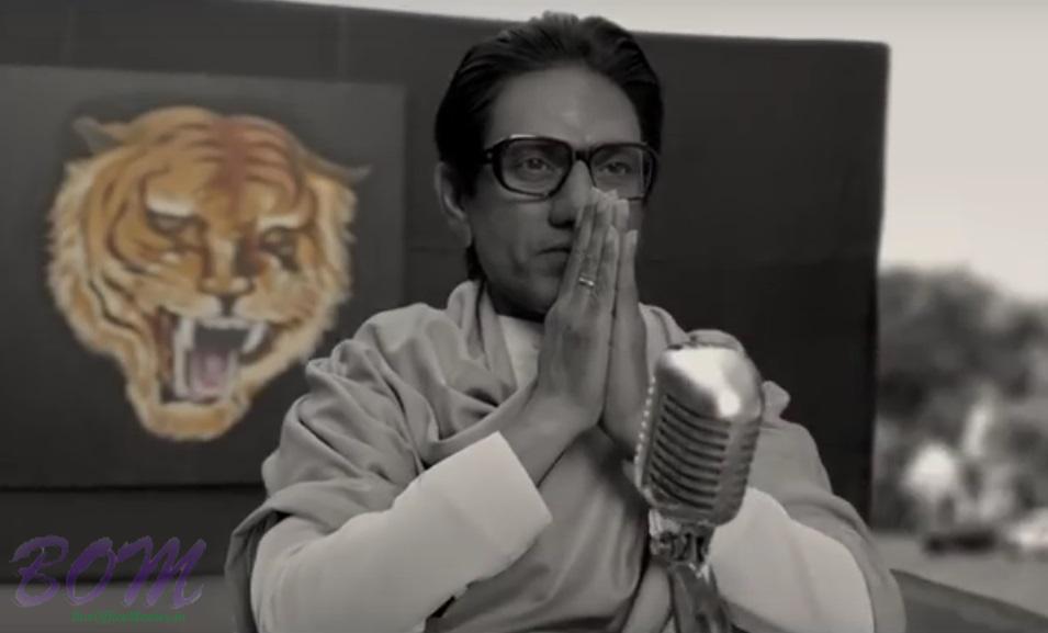 Nawazuddin Siddiqui as Bal Thackeray in the teaser of Thackeray movie