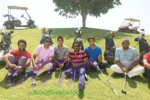 Nawazuddin Siddiqui playing golf with friends