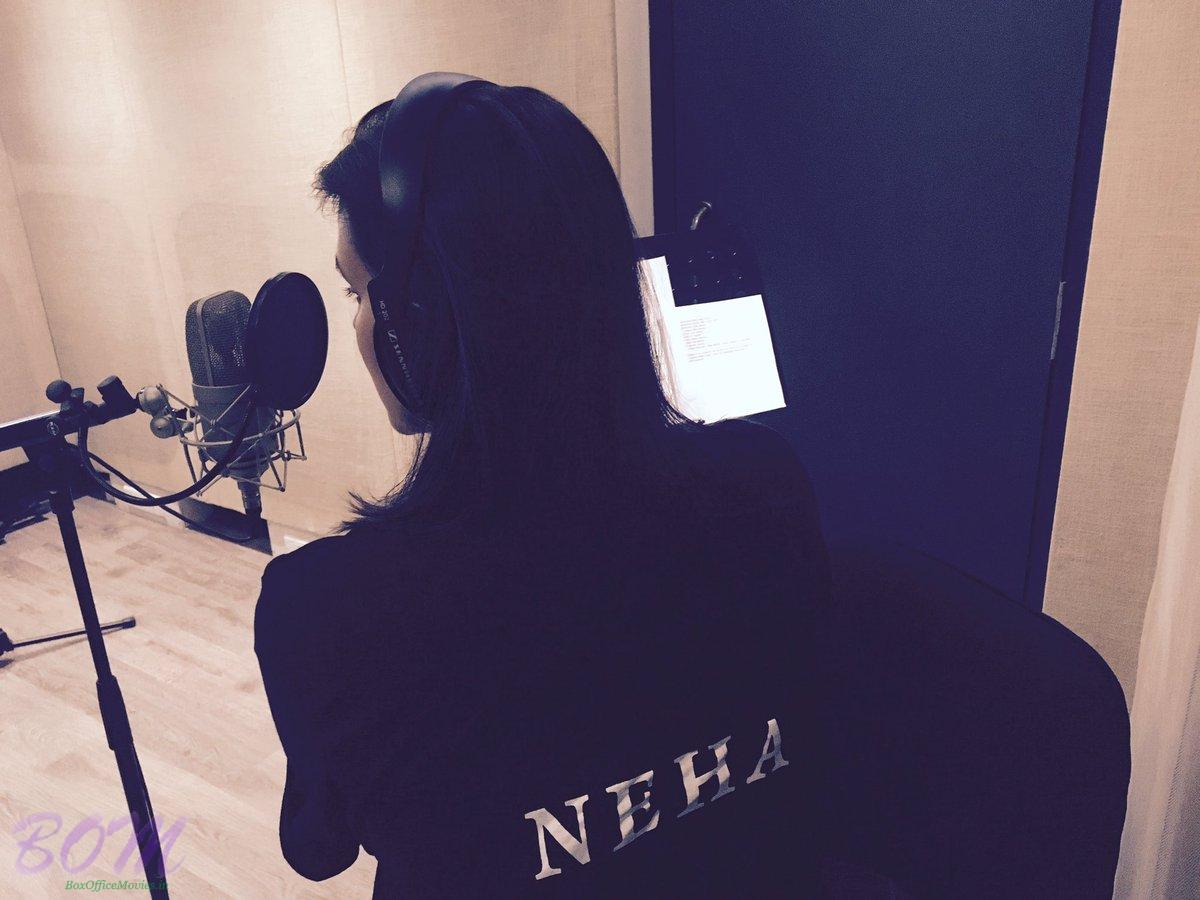 Neha Dhupia first day picture as producer of Big Girl Pvt Ltd