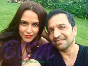 Neha Dhupia selfie with Atul Kasbekar
