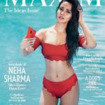 Neha Sharma cover page girl for MAXIM Aug 2018 issue