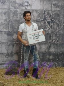 Neil Nitin Mukesh - Say no to Elephant Rides, for PETA