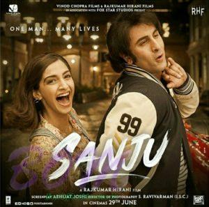 Ranbir Kapoor and Sonam Kapoor starrer SANJU movie poster