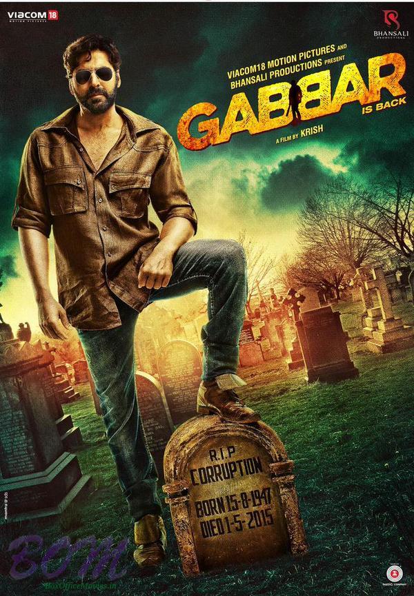 New poster of Gabbar Is Back movie released on 22 March 2015