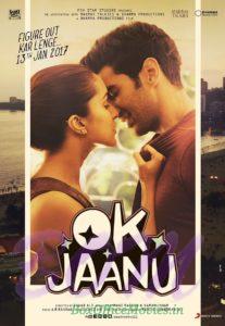 New poster of Ok Jaanu movie as on 11 Dec 2016