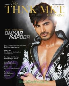 Omkar Kapoor debut as Cover Page boy with THNK MKT Magazine Jan 2016 issue