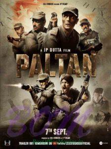 Paltan movie new poster with principal actors