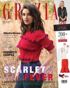 Parineeti Chopra cover girl for Grazia Magazine february 2018 issue.