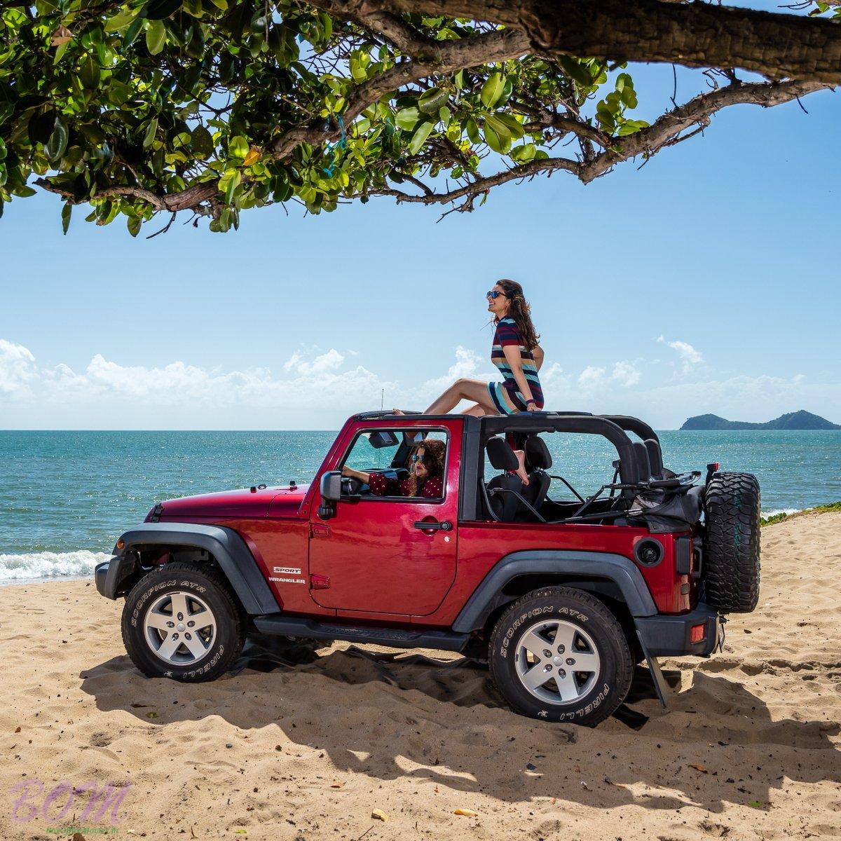 Parineeti Chopra enjoying a drive at Daintree to see where rainforest actually meets