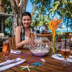 Parineeti Chopra enjoying meals at Reef House which is right on Palm Cove beach in Tropical North Queensland