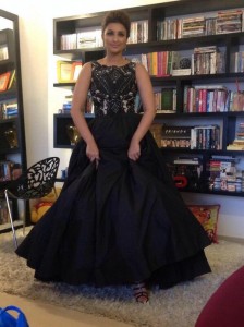 Parineeti Chopra in a gorgeous ball gown type dress