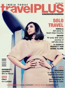 Parineeti Chopra stands tall on the cover of travelPlus magazine April 2014 Issue