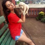 Parineeti Chopra with her cute puppy