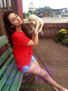 Parineeti Chopra with her cute puppy
