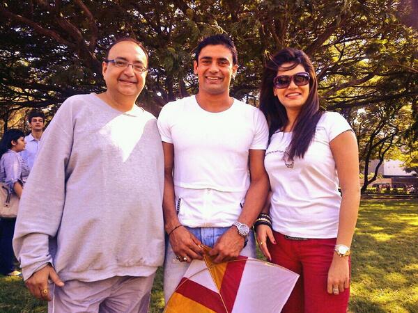 Payal Rohatgi,  Sangram Sanjeet with VIVECK VASWANI