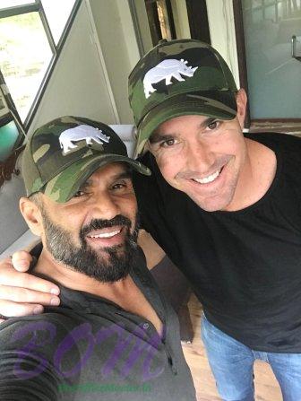 Poachers beware because Suniel Shetty and Kevin Pietersen eyes on you