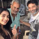Pooja Hegde selfie on her schedule wrap for Aravindha Sametha film