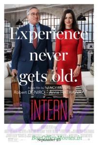 Poster for The Intern movie starring Robert De Niro and Anne Hathaway