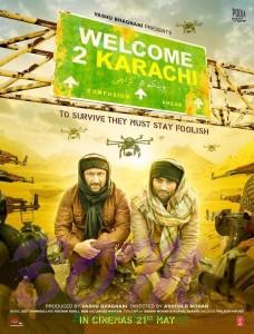 Poster of Arshad Warsi and Jackky Bhagnani's upcoming Welcome 2 Karachi