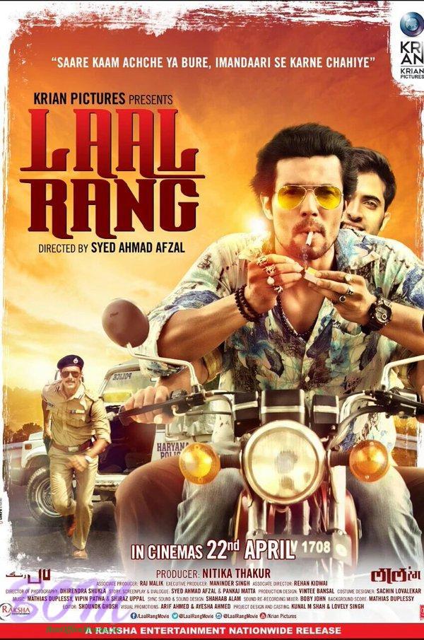 Poster of Laal Rang movie staring Randeep Hooda in lead role