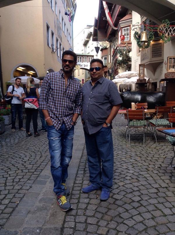 Prabhu dheva with his close friend Ganesh in Australia