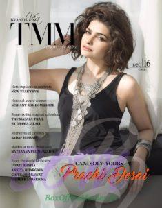 Prachi Desai cover girl for TMM Dec 2016 issue