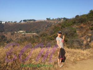Preity Zinta ‏Early morning hike In the City of Angels