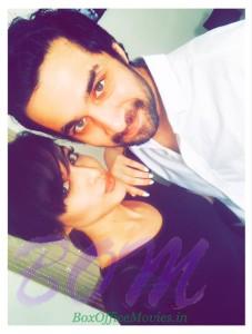Priya Banerjee selfie with Siddhanth Kapoor